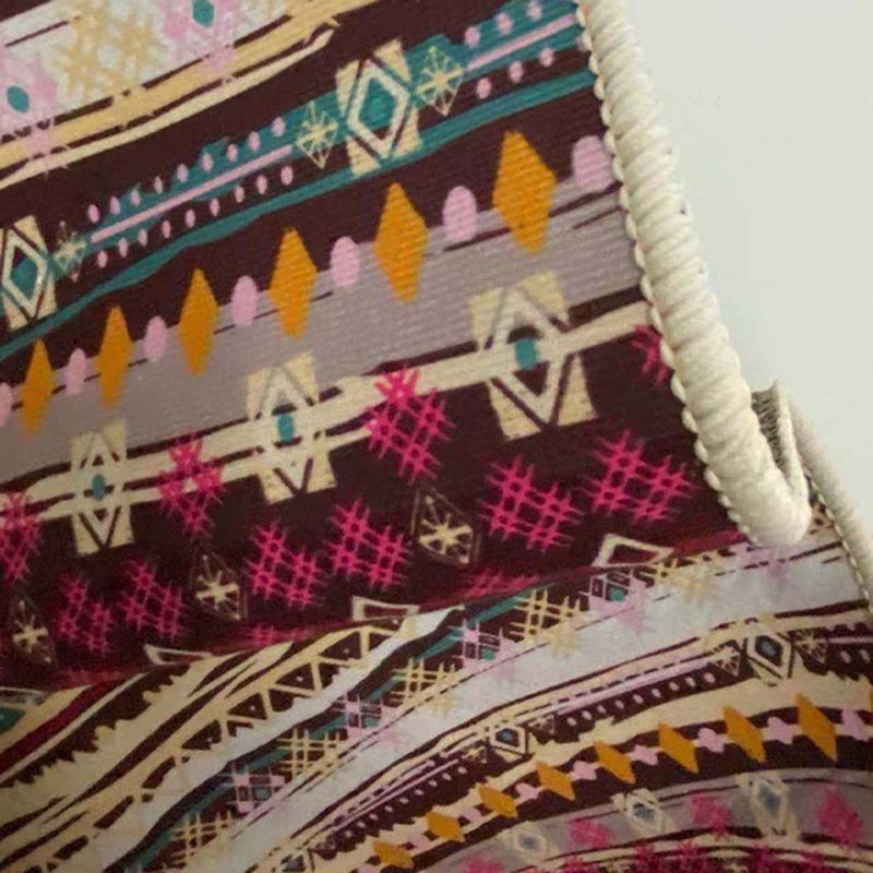 Modern Area Carpet Simple Abstract Print Indoor Rug Polyester Stain Resistant Carpet for Home Decor