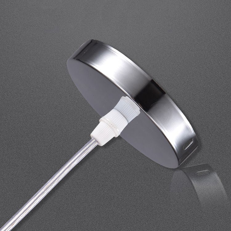 Pendule verre suspendu plafonnier style minimaliste plafond blanc pendant plafonnier