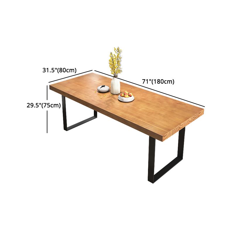 Industrial 1/2/3/5/7 Pieces Dining Table with Chairs Solid Wood Dinette Set