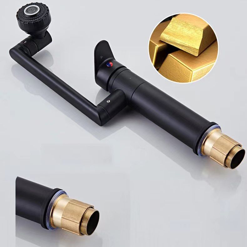 Vessel Sink Faucet Glam Style Single Lever Handle Faucet for Bathroom