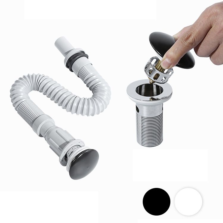 Undermount Bathroom Sink Square Overflow Drain Assemble Sink with Faucet