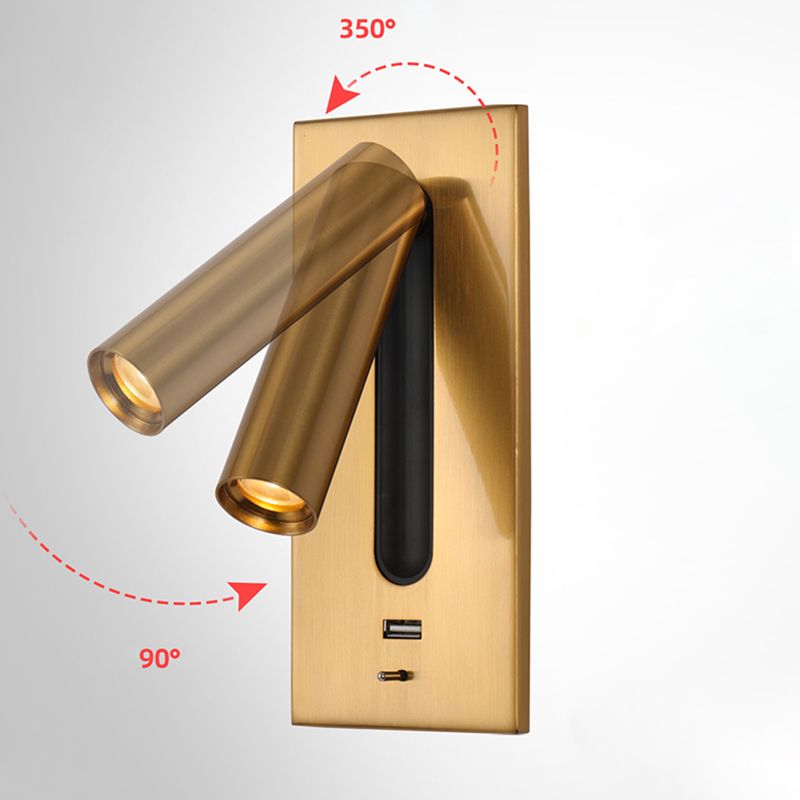 Modern Simplicity Reading Wall Light Aluminum Wall Light Fixtures for Bedside