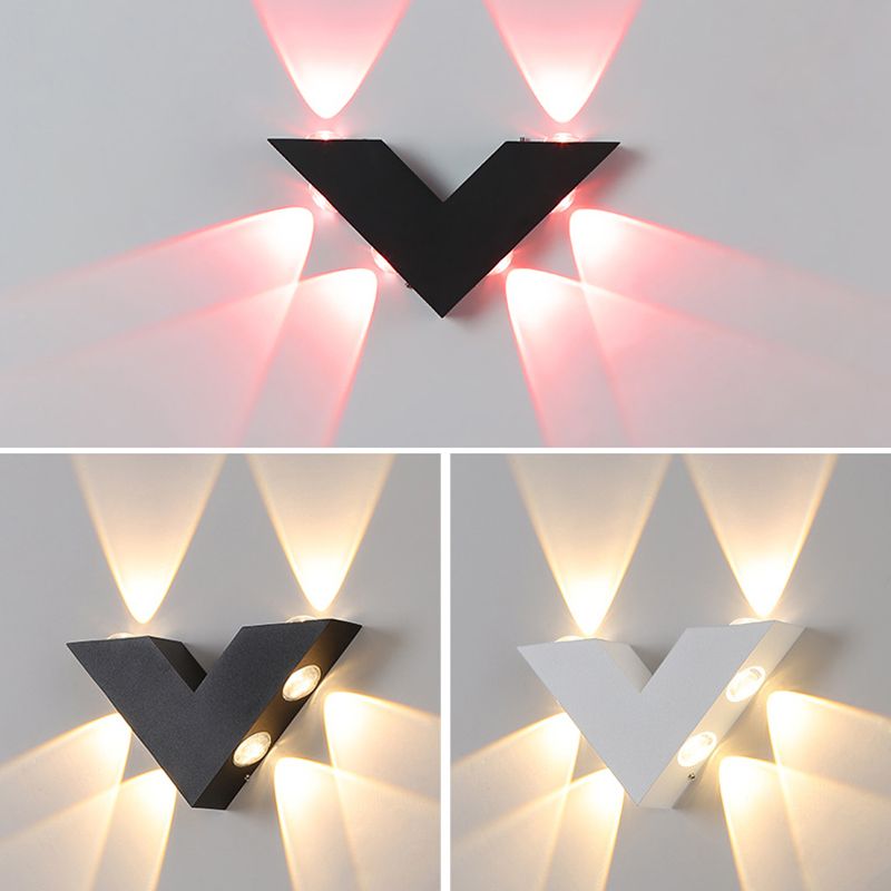 Modern Minimalist Style Wall Sconce Lighting Metal Wall Lighting Ideas for Exterior Wall