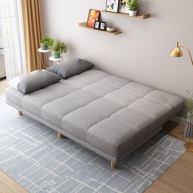 Contemporary Armless Standard Sofa Bed Dual Purpose Sofa for Living Room