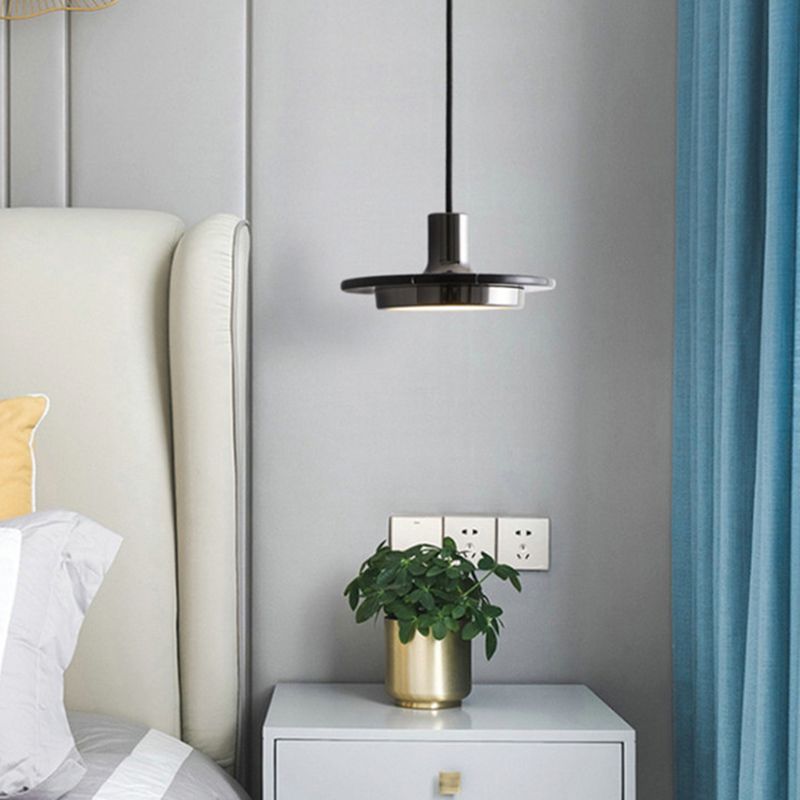 Post-modern Round Pendant Lamp Marble Dining Room LED Hanging Light Fixture