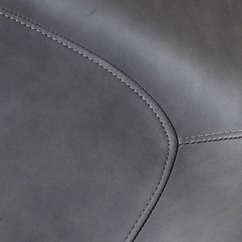 Contemporary Side Chair Metal Solid Back Dining Room Chair for Brasserie