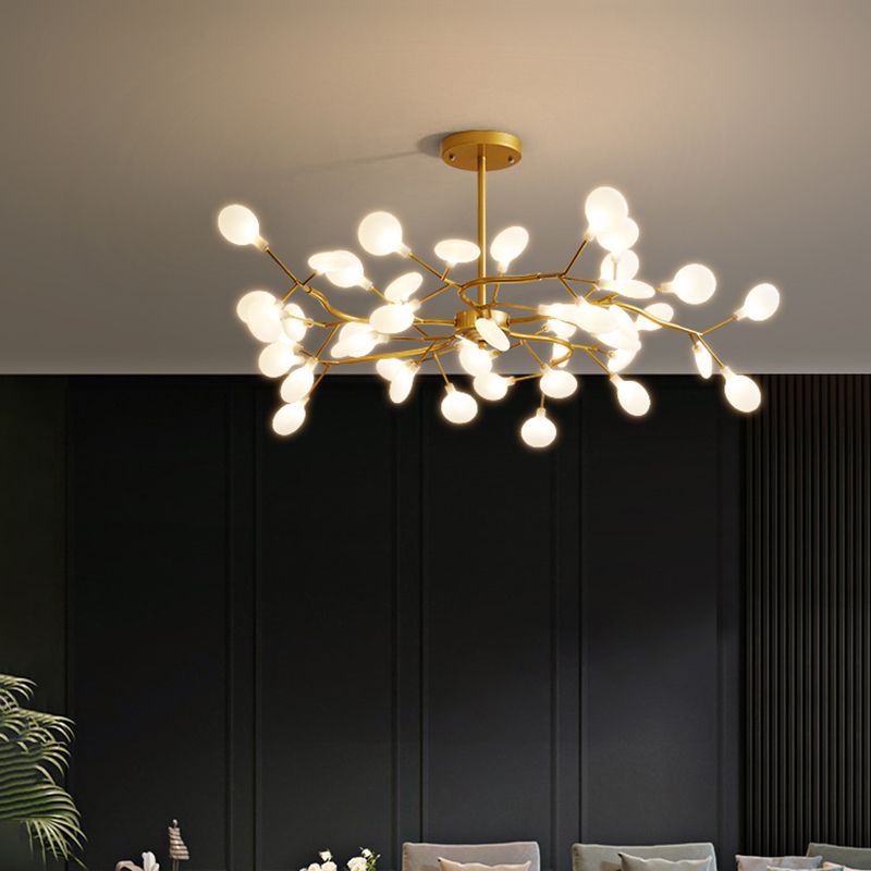 Contemporary Chandeliers Orbicular Hanging Lamp Kit Metal Orb Chandelier