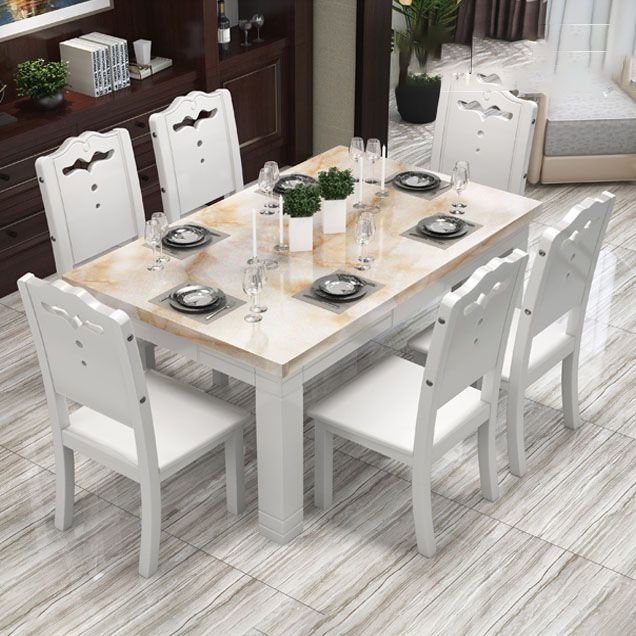 Silla de comedor de madera contemporánea, respaldo abierto sin brazos, sillas laterales de comedor