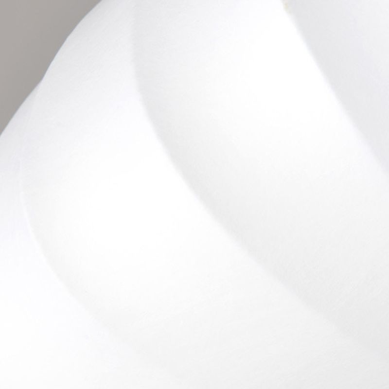 Pendante intérieure minimaliste, Éclairage pendentif en soie à 1 lumière en forme de disque