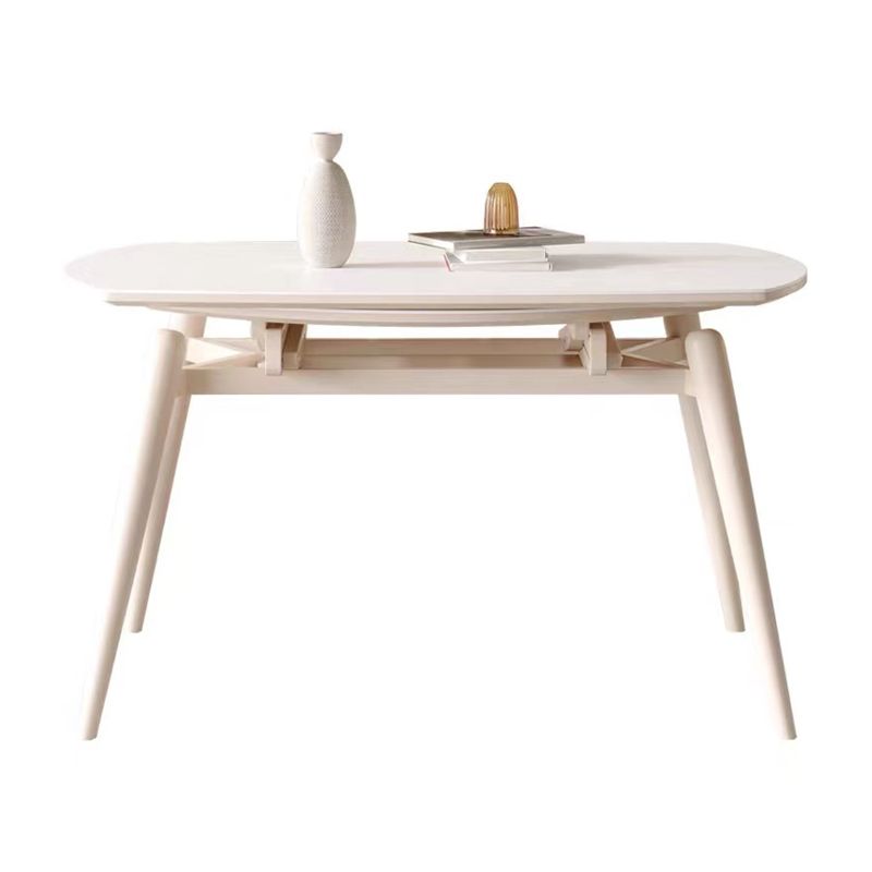 Modern 1/5/7/9 Pieces Furniture Sintered Stone Dining Set in White