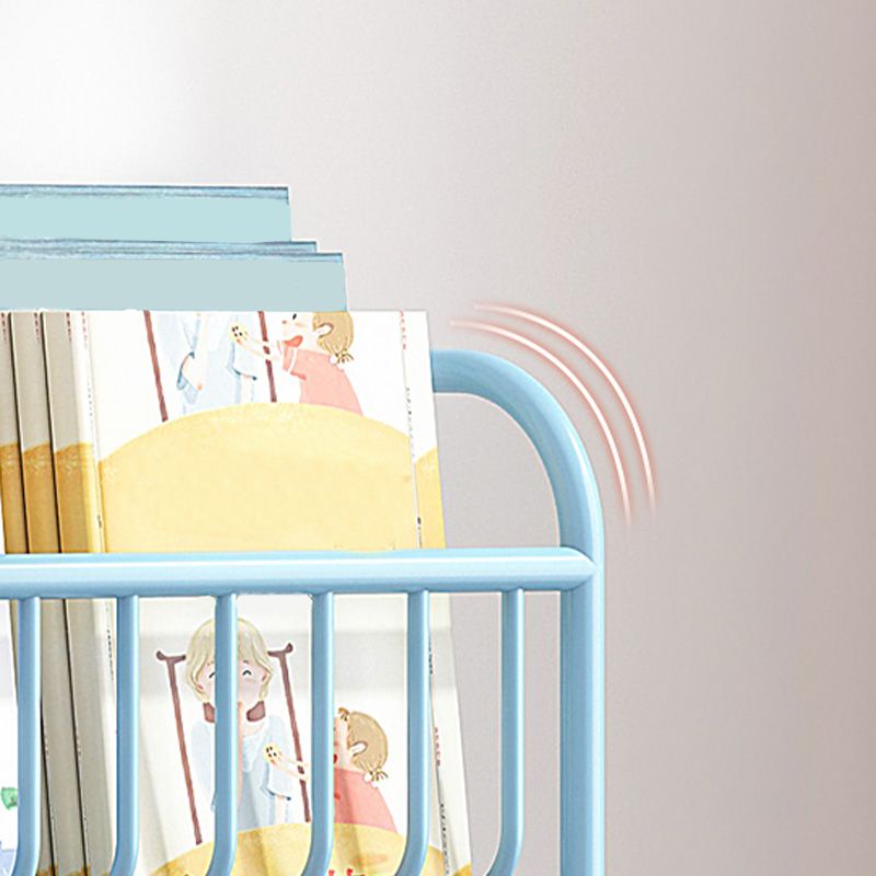 Wall Mounted Metal Bookshelf Children's Picture Book Display Rack