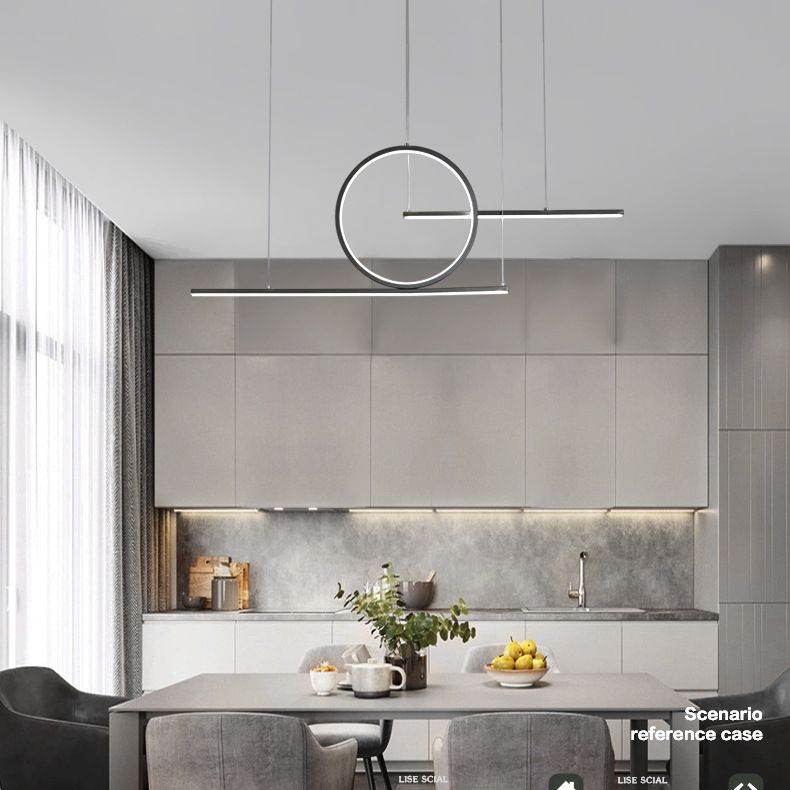 LED LED LED WARROUGE LEDEAR LIGNE DU PRENDANT ACRYLIQUE MODERNE CONCICON