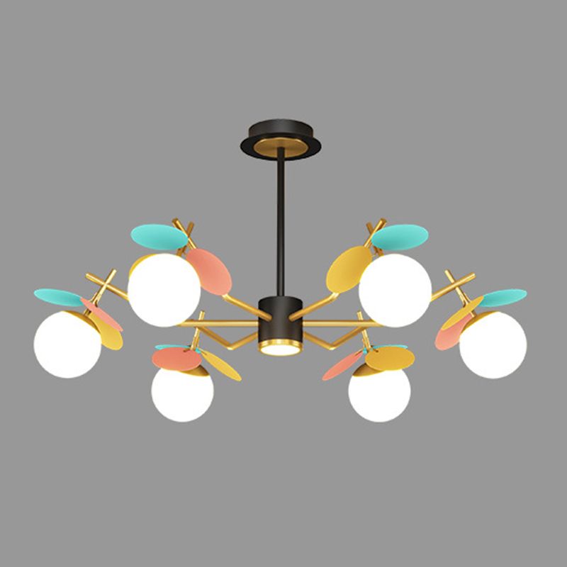 Accesorio de iluminación de lámpara de metal sombreado kit de luz colgante de estilo moderno para sala de estar