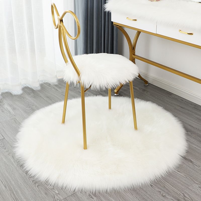Simplicité tapis rond décontracté