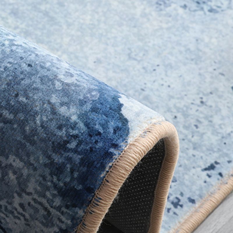 Minimalist Area Rug Funky Abstract Pattern Rug Polyester Anti-Slip Carpet for Living Room