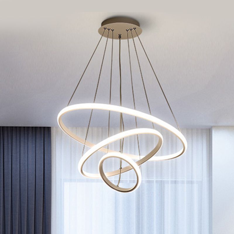 Lampadario contemporaneo a 3 lampadario circolare di lampadario ristorante il lampadario appeso