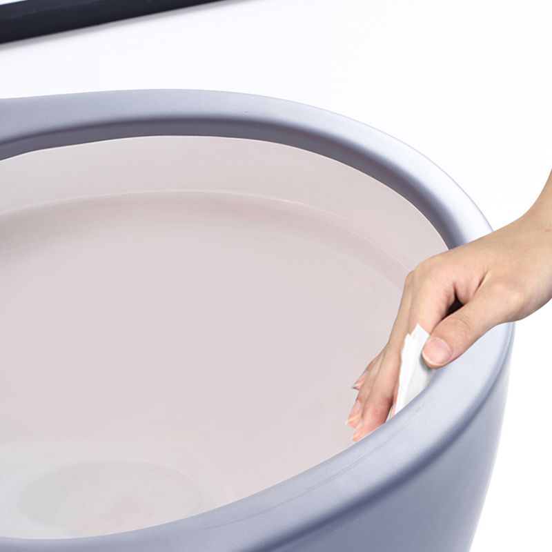 Contemporary Floor Mount Flush Toilet Siphon Jet Ceramic Urine Toilet for Bathroom