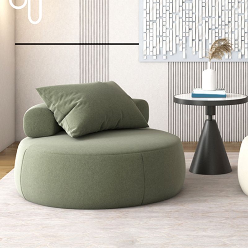 33.5"/39.3" Wide Armless Pillow Back Slipper Chair for Bedroom