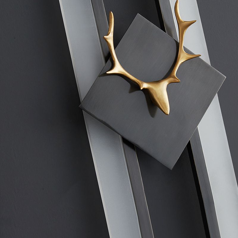 Metal Geometric Wall Light Modern 2-Light Wall Lights for Bedroom