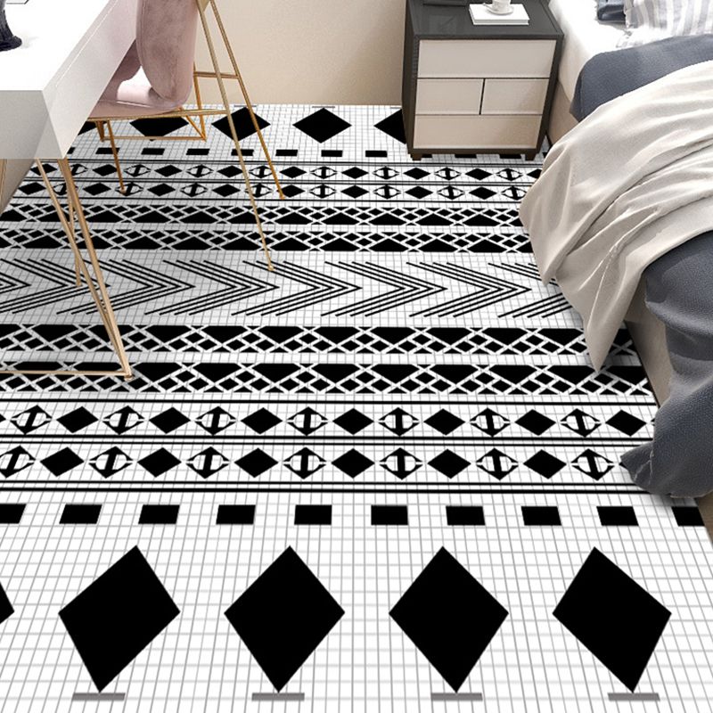 Boheemse tribale symbolen Tapijt Licht Multicolor polyester Area Tapijt Non-slip achterste tapijt voor woonkamer