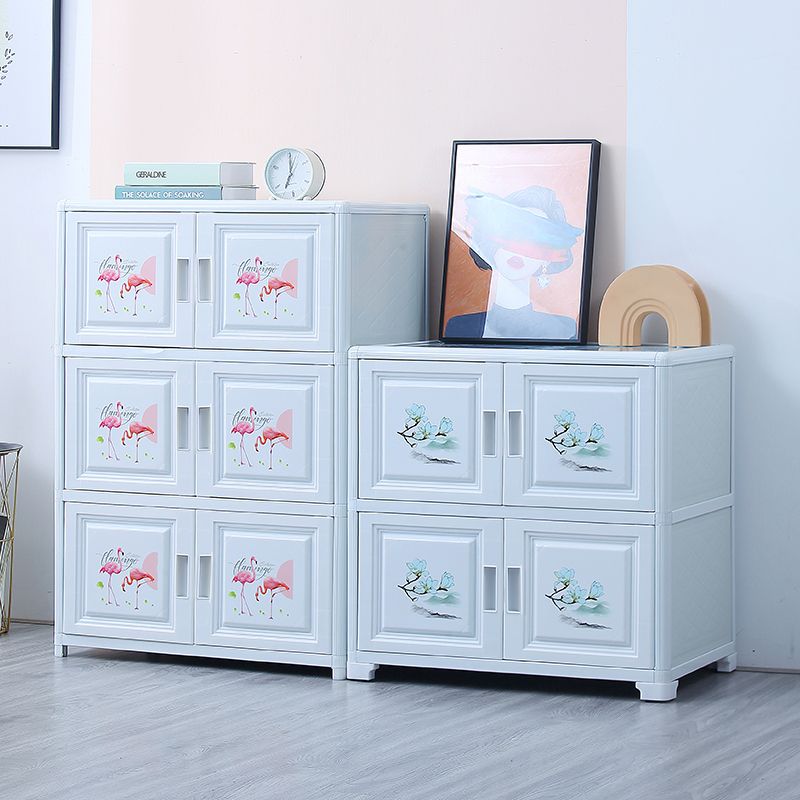 Modern Style Sideboard with Acrylic Doors Cabinets Storage Sideboard for Dining Room