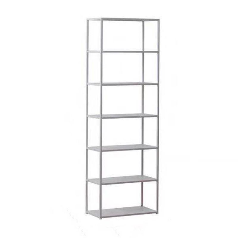 Open Back Bookshelf Contemporary Style Bookcase for Office Study Room