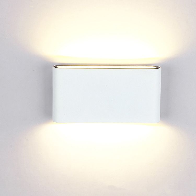 Minimalist LED Up and Down light Frame Wall Light  Metal Rectangle Wall Light for Living Room