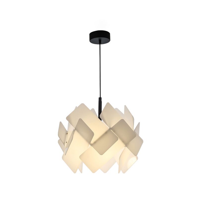 Nordic Style Ceiling Pendant Light Stacking Hanging Light Fixture with Acrylic Shade