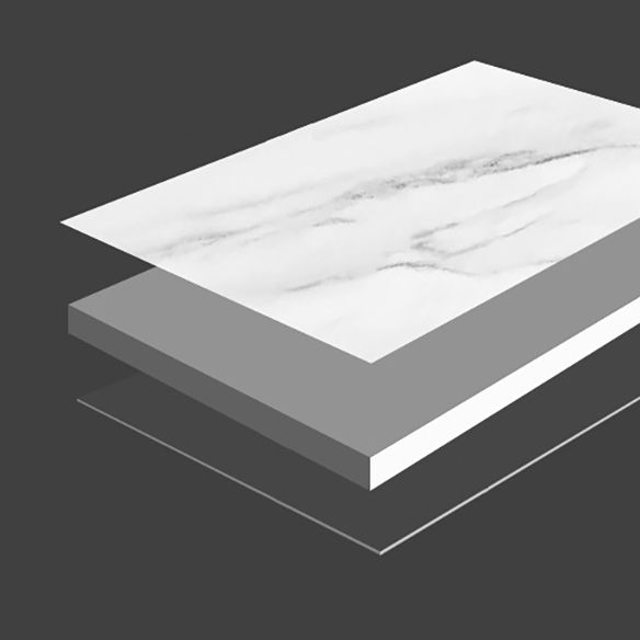 Glam -sinteren stenen eettafel ingesteld met 3 poten basis eetmeubilair voor thuisgebruik