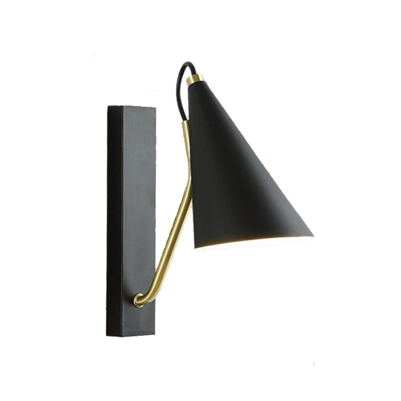 Tapered Wall Sconce Lighting Modern Wall Lamp Metal 1 Light Sconce Light