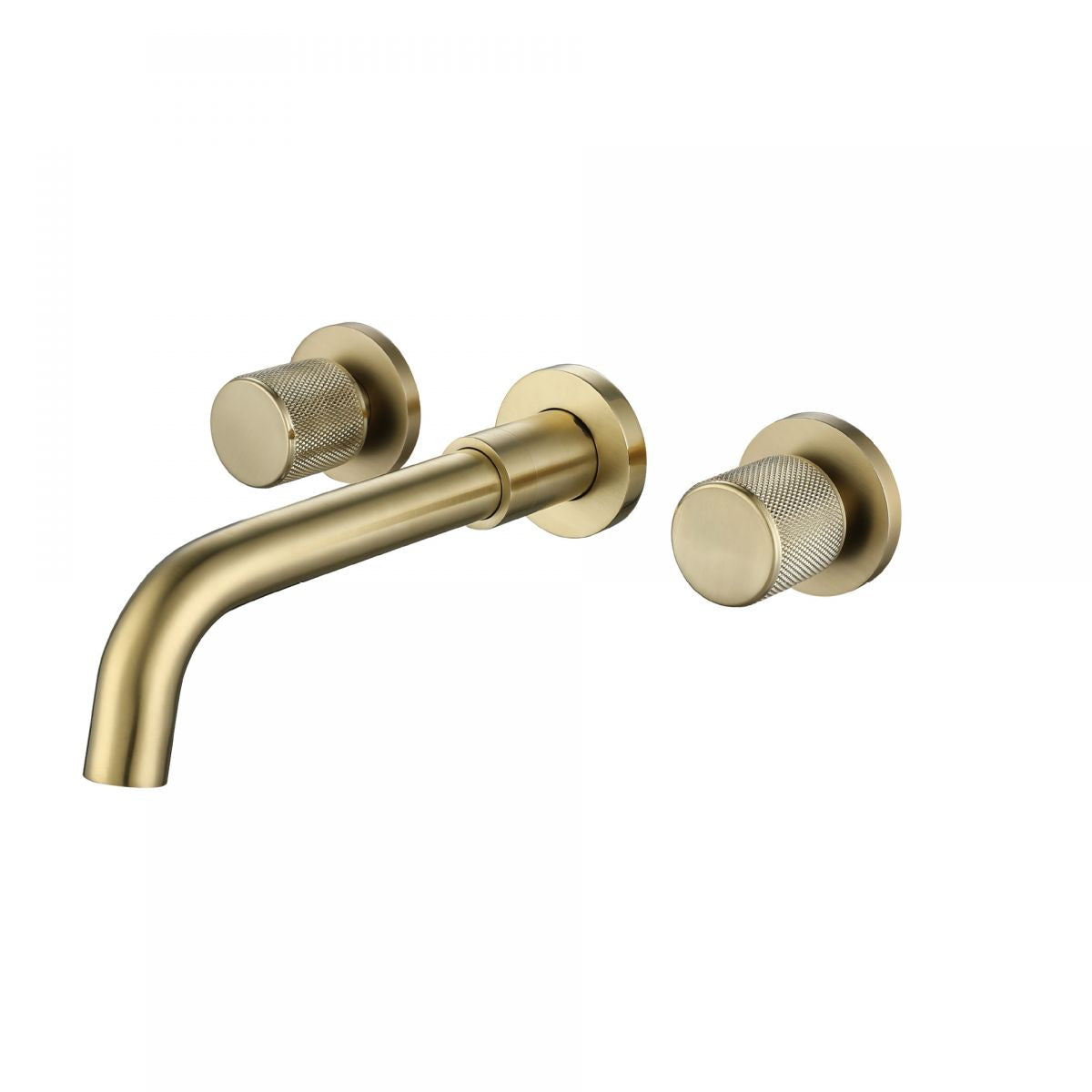 Wall Mounted Faucet Glam Style Two-Handle Faucet for Bathroom