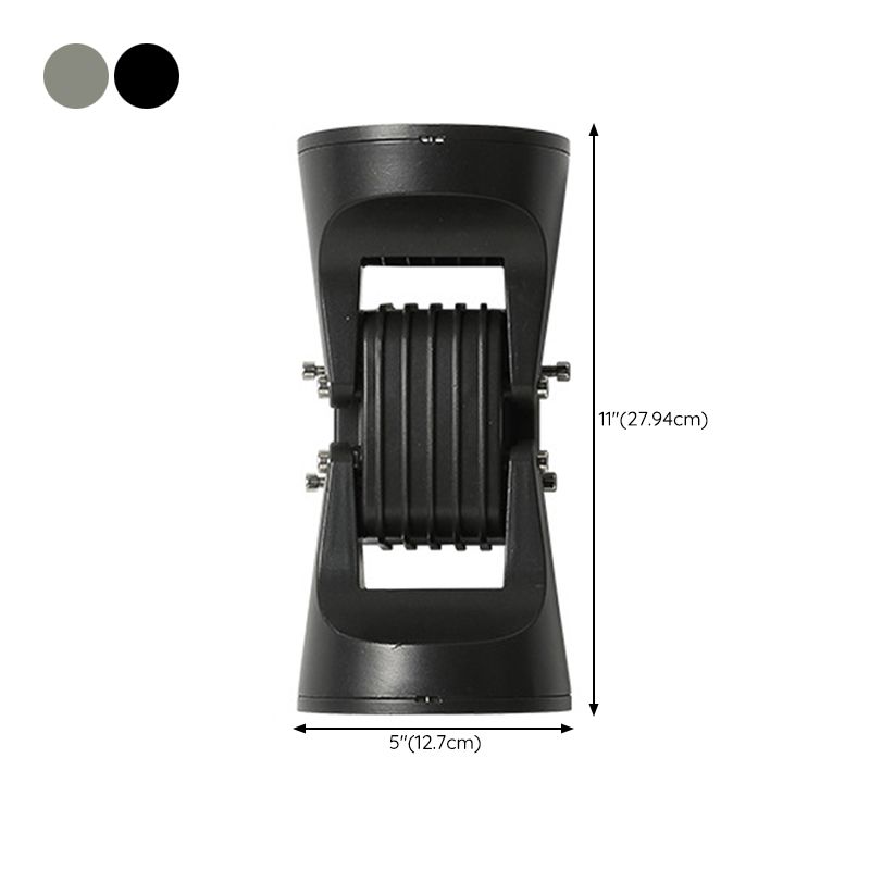 Modern Geometric Wall Light Fixture Metal 2 Lights Wall Sconce