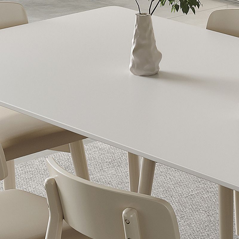 Contemporary 1/2/5/7 Pieces Dining Set Rectangle Stone Dining Table Set for Kitchen