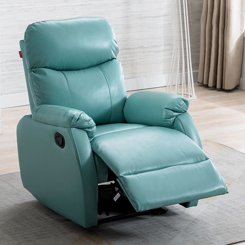 Contemporary Faux Leather Recliner 31.1" Wide Recliner Chair with USB Cord