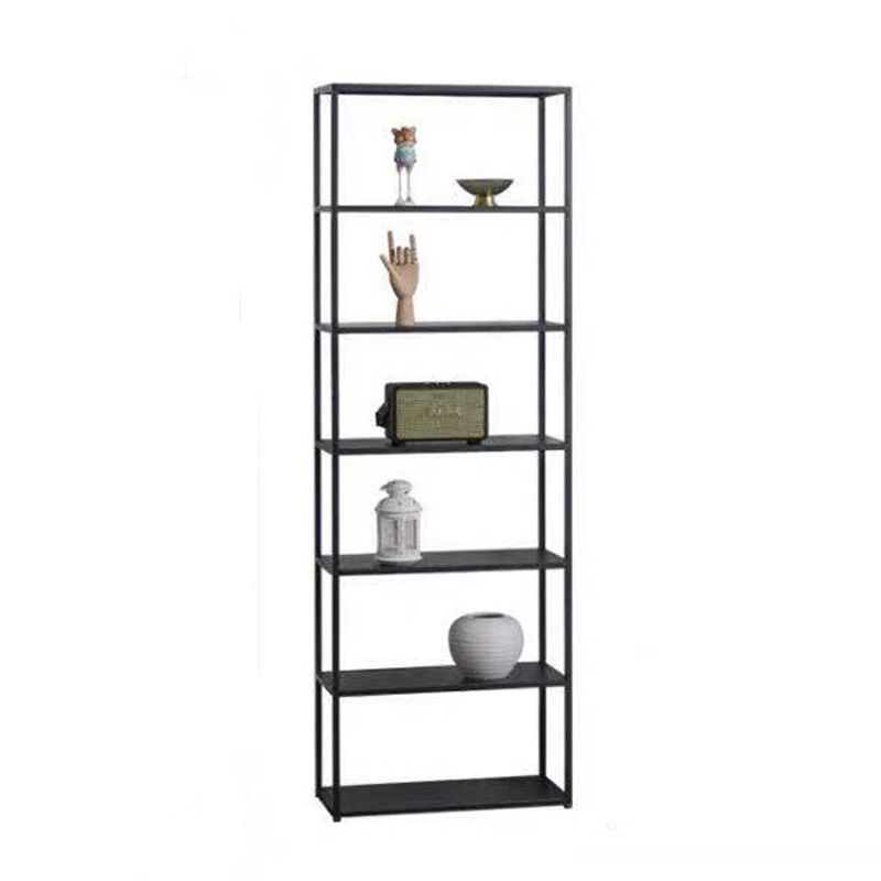 Open Back Bookshelf Contemporary Style Bookcase for Office Study Room