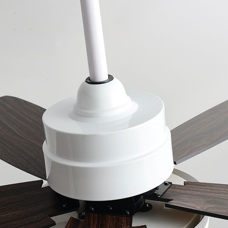 Unique Shape Metal Ceiling Fan Light Kids Style 1-Light Ceiling Fan Lamp for Living Room