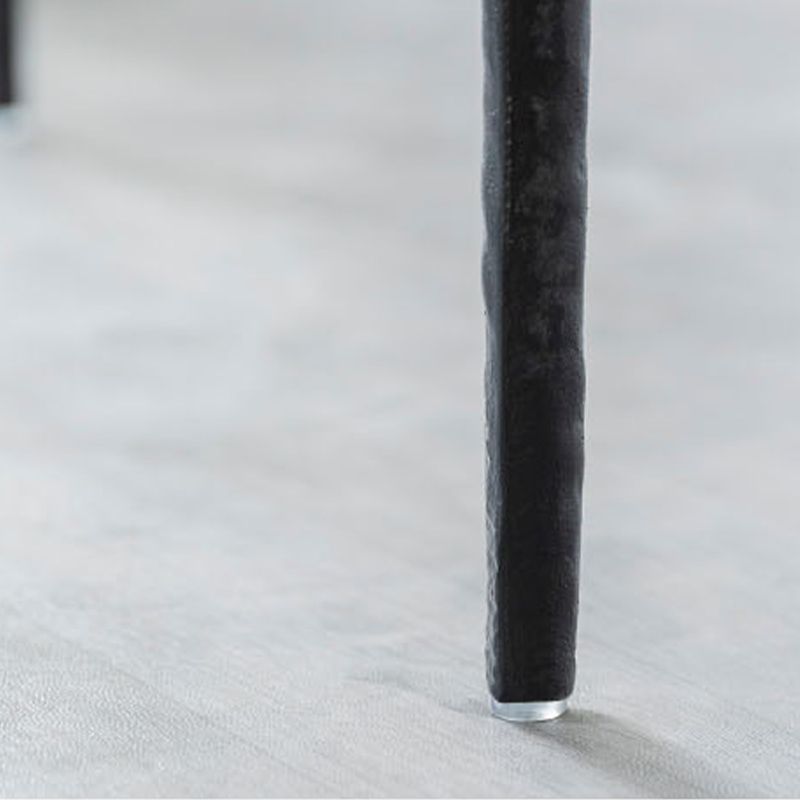 Luxury Oak Wood Table for Restaurant Rectangle Dining Table with Metal 4 Legs