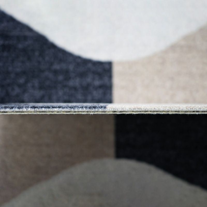 20" X 20" Carpet Tile Geometric Print Level Cut and Loop Non-Skid Living Room Carpet Tile