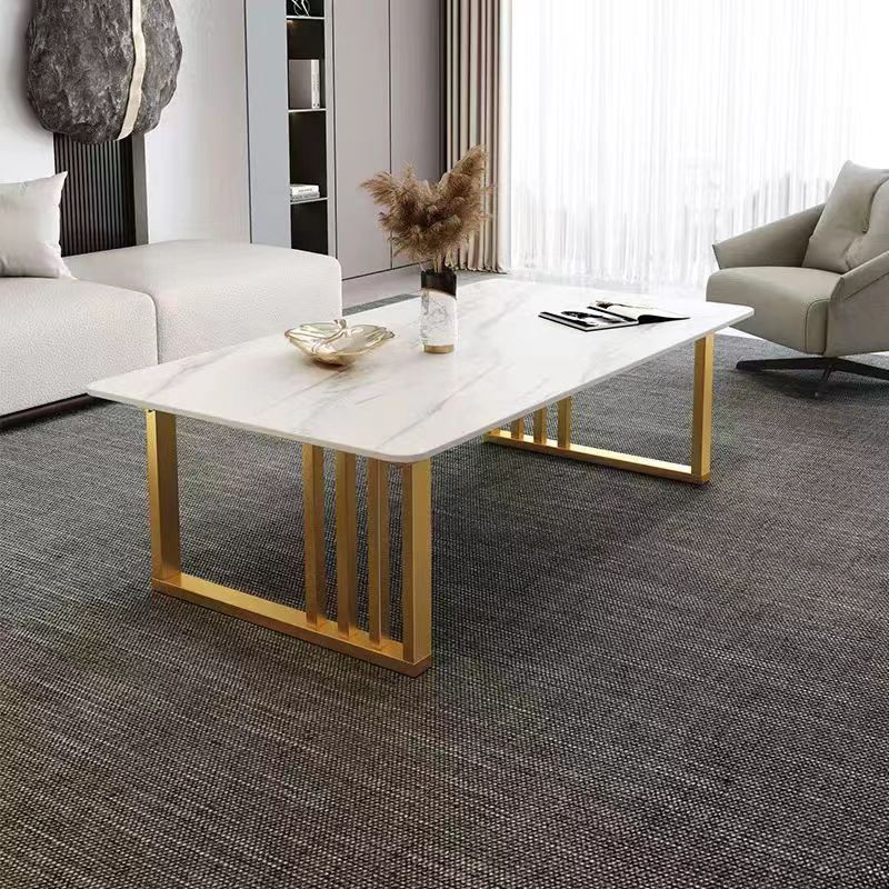 Frame Rectangle Bunching Tables Glam Slate Coffee or End Table
