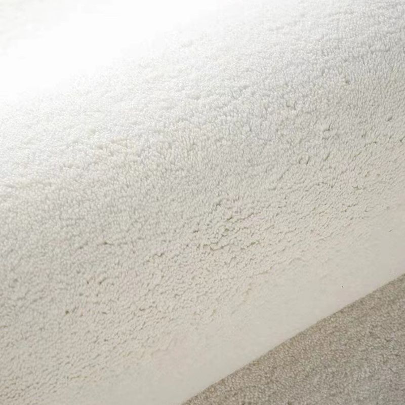 Apricot Modern Carpet Polyester Striped Carpet Washable Carpet for Living Room