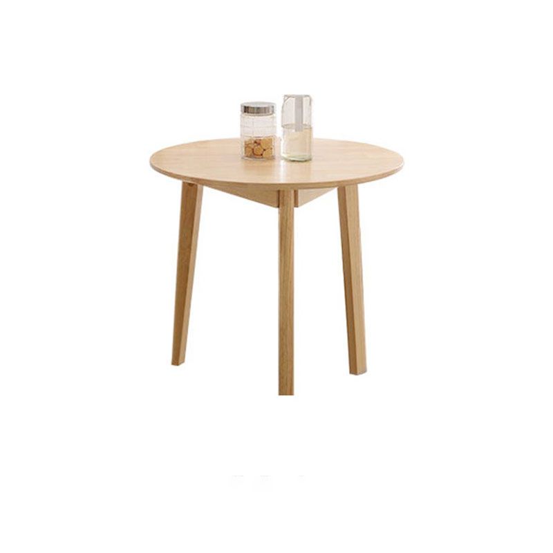 Modern Brown in Pine Dinning Table Round Dining Table for Kitchen
