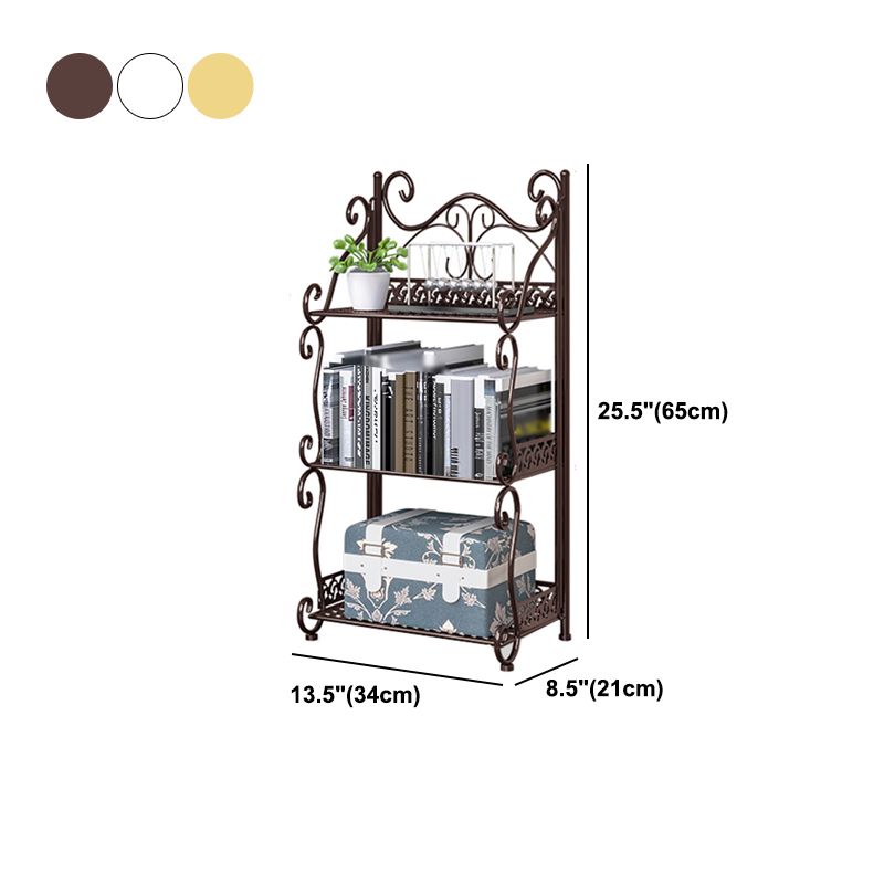 Glam Style Bookcase Shelf Open Back Bookcase for Study Room and Office