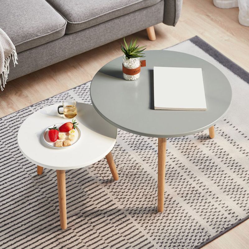 Contemporary Coffee Table Wooden Natural Coffee Cocktail Table