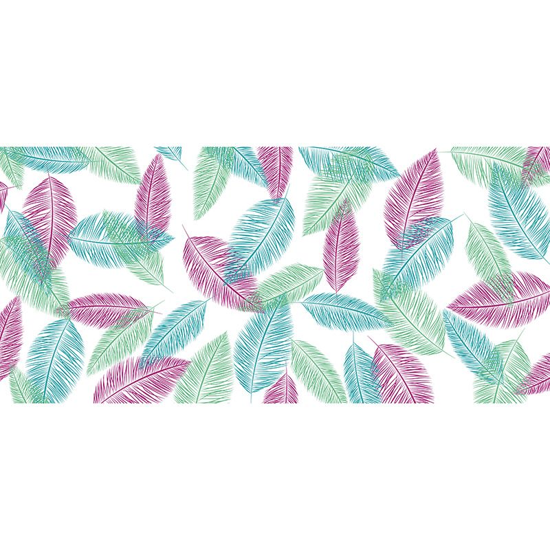 Illustration Stain Resistant Mural Wallpaper Feather Living Room Wall Mural