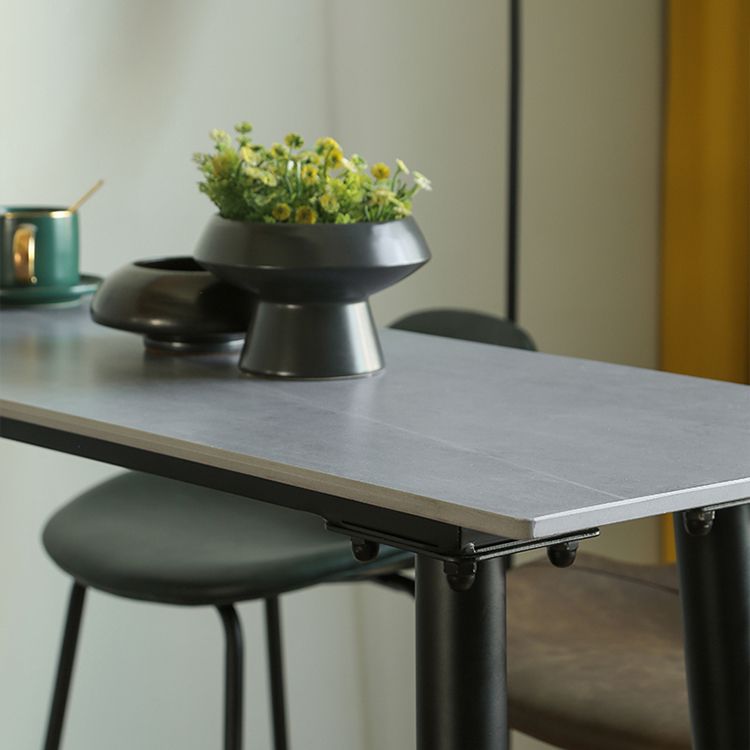 1/2/3/5 Pieces Pub Dining Set Rectangular Table and Stool Set