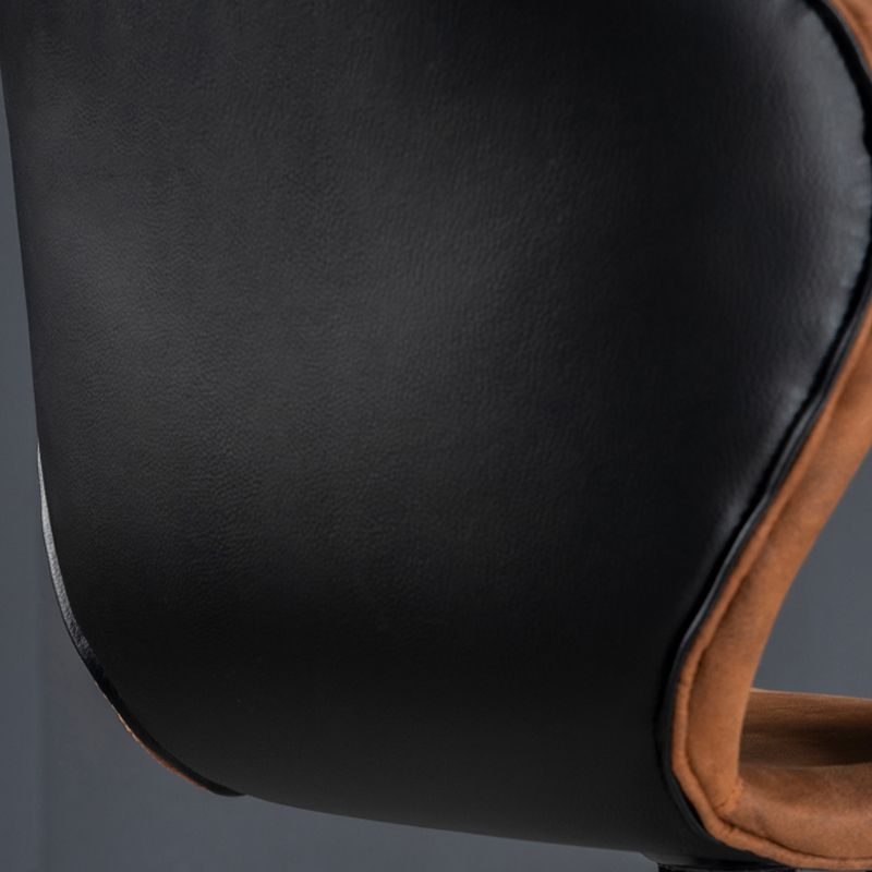 Scandinavian Metal Barstool Adjustable  PU Leather Barstools in Matte Finish for Indoor