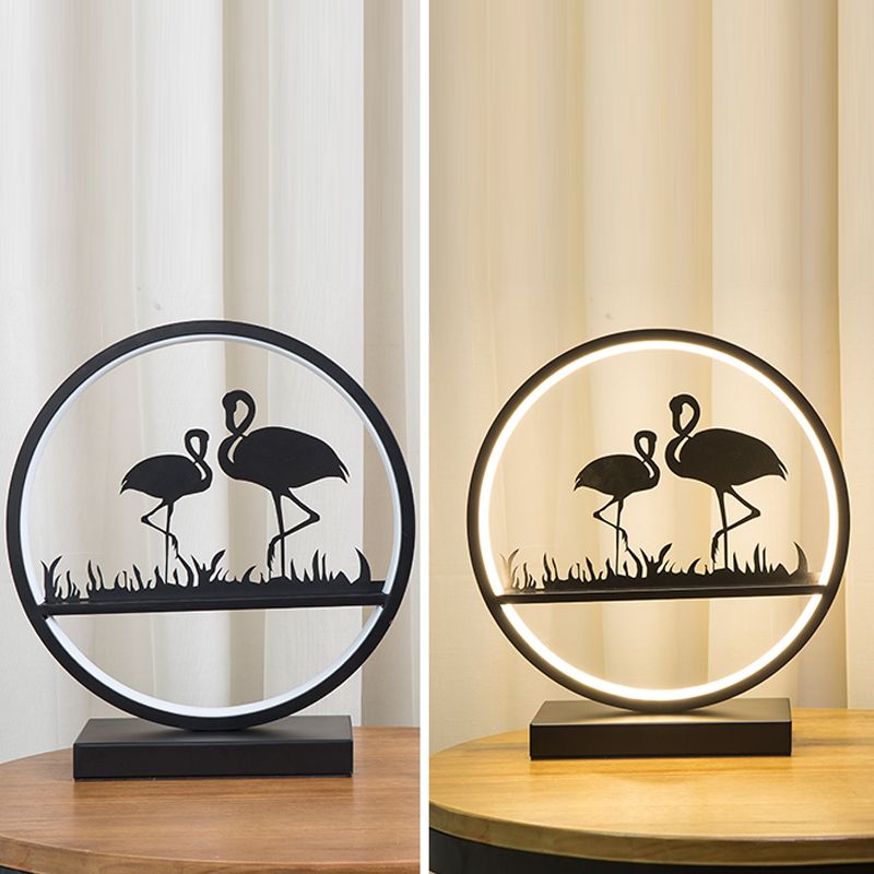 Modern Metal Table Lamp 1-Light LED Desk Lamp for Living Room