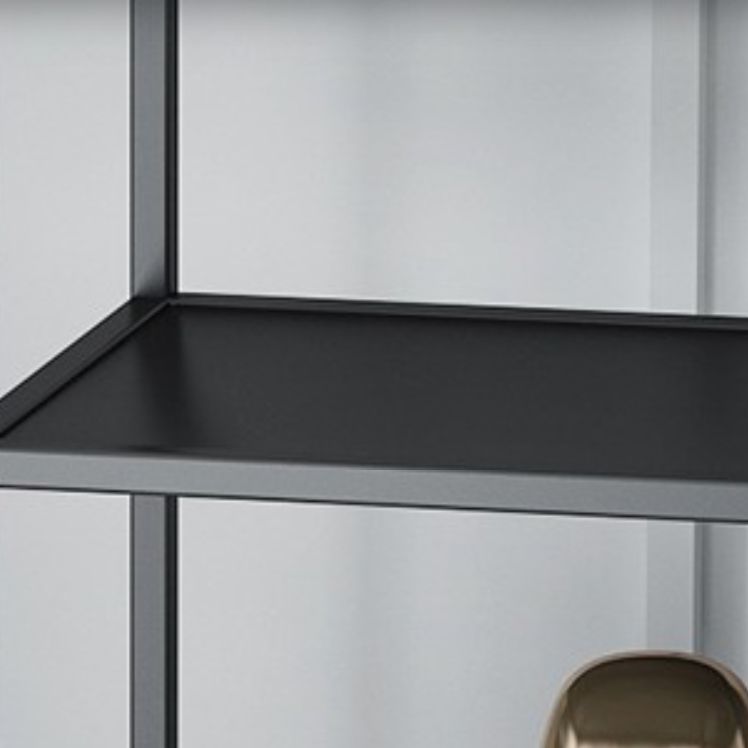 Glam Open Back Standard Bookshelf Metal Shelves Included Bookcase