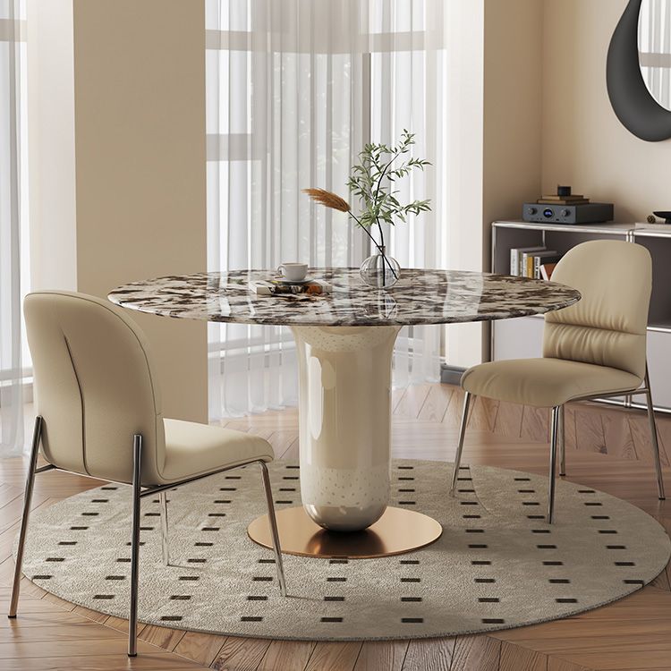 Pedestal Dining Table Round Dining Table for Kitchen Dining Room