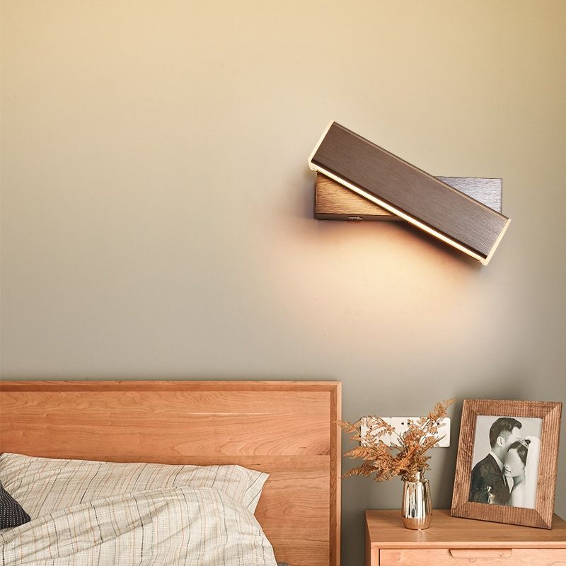 Schlafzimmer Einfache Leuchten LED -LED rotierende Wandmontageleuchte